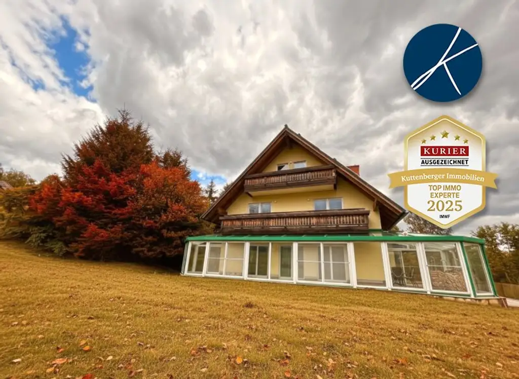 Großzügiges Landhaus in herrlicher Grünruhelage! Feriendomizil mit viel Platz zum Wohnen, Arbeiten und Entspannen!