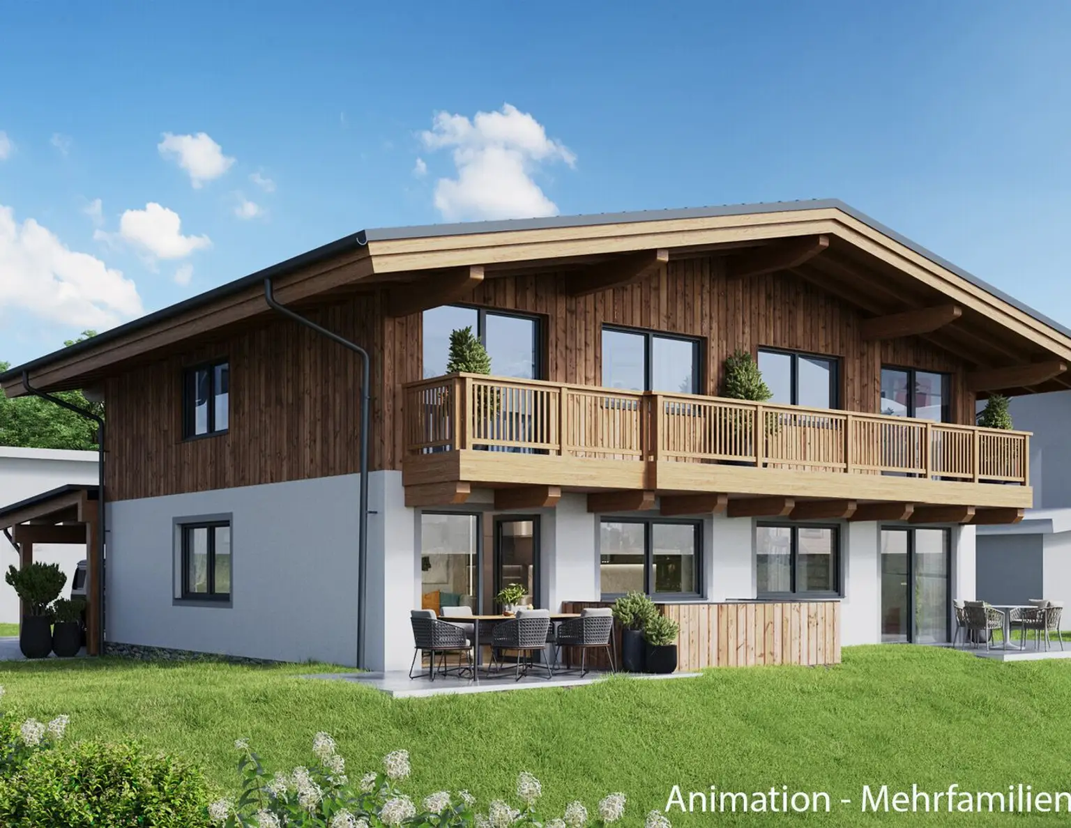 Grundstück mit Baugenehmigung für Doppel- oder Mehrfamilienhaus