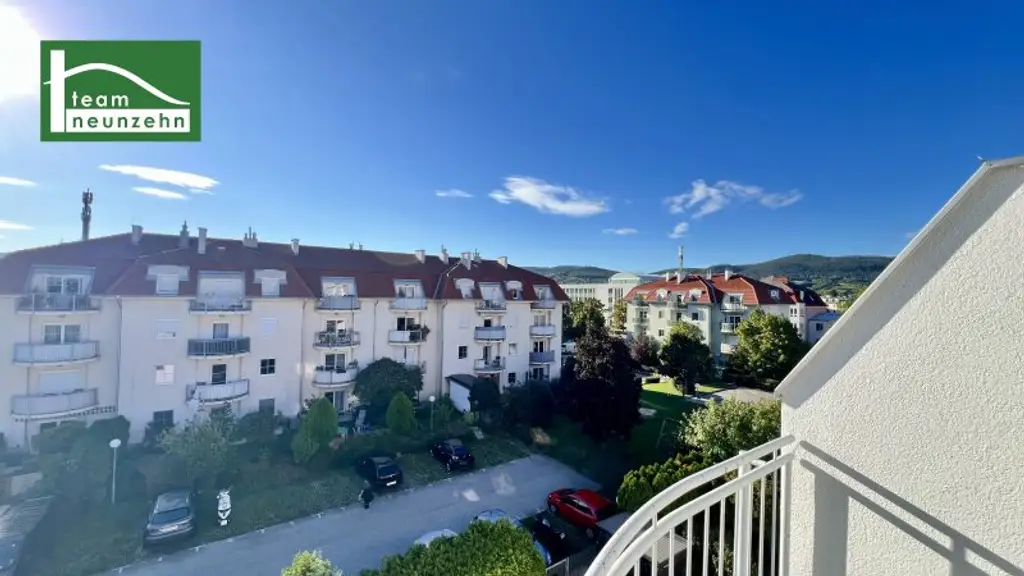 Charmante DG Wohnung, 52m² in Baden, bei LKH – Balkon & großer Keller mit ca. 14m² - nur 198.000€! (Kfz-Stellplatz extra)