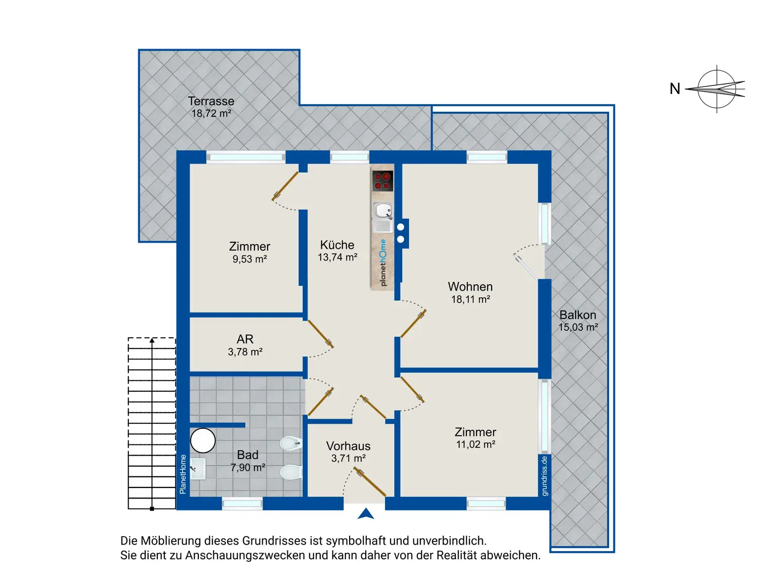 Grundriss Erdgeschoss