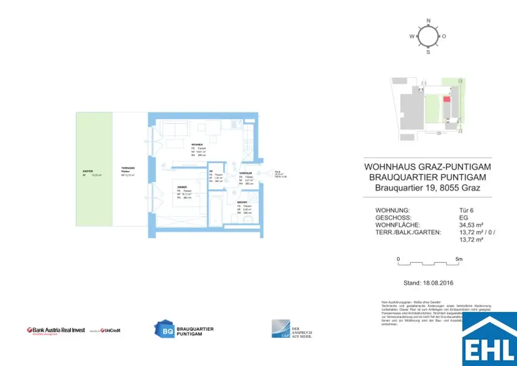 *ab 01.12.* Zuhause im Trendviertel – stilvolle Neubauwohnungen im Brauquartier Puntigam