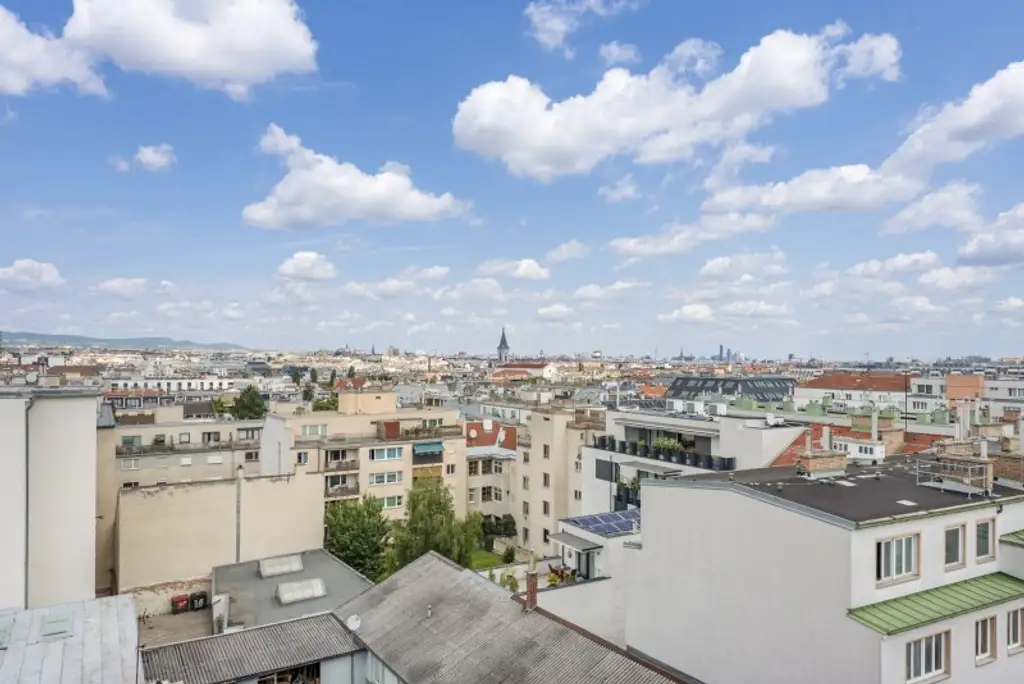 Exklusives Penthouse über den Dächern von Meidling