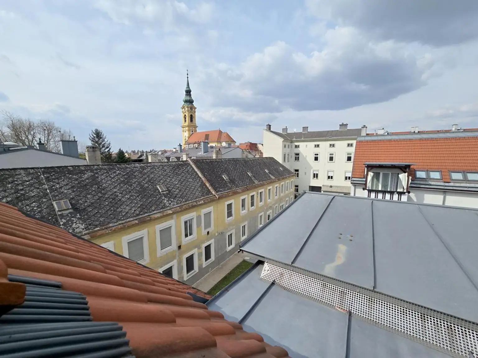 schöner Blick auf die Kirche