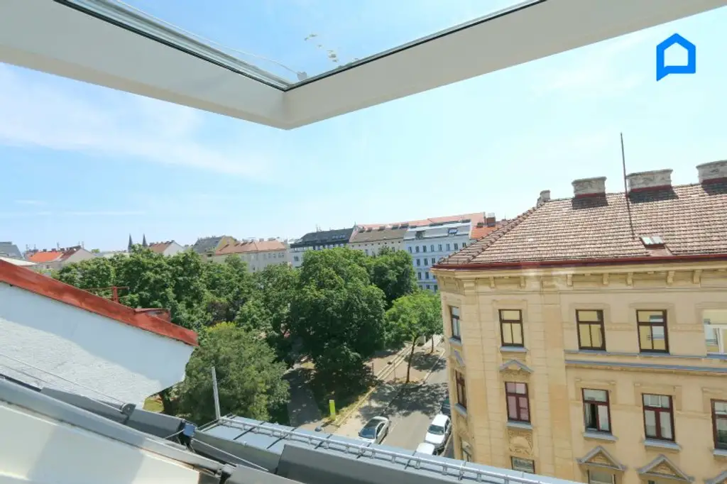 Großartige Dachgeschosswohnung mit 146 m² plus 21 m² Dachterrasse plus 8 m² Balkon, 4 Zimmer, KLIMA, großer Vorraum, Tiefgaragenplatz optional !