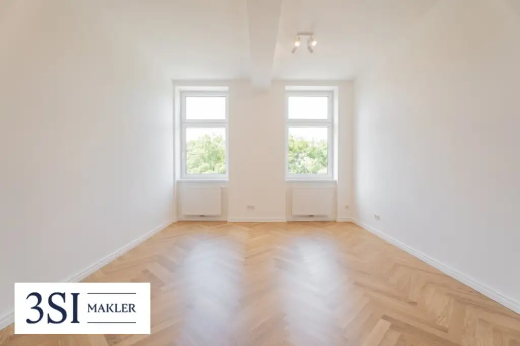 Elegante 3-Zimmer-Wohnung mit Parkblick – Erstbezug im revitalisierten Altbau