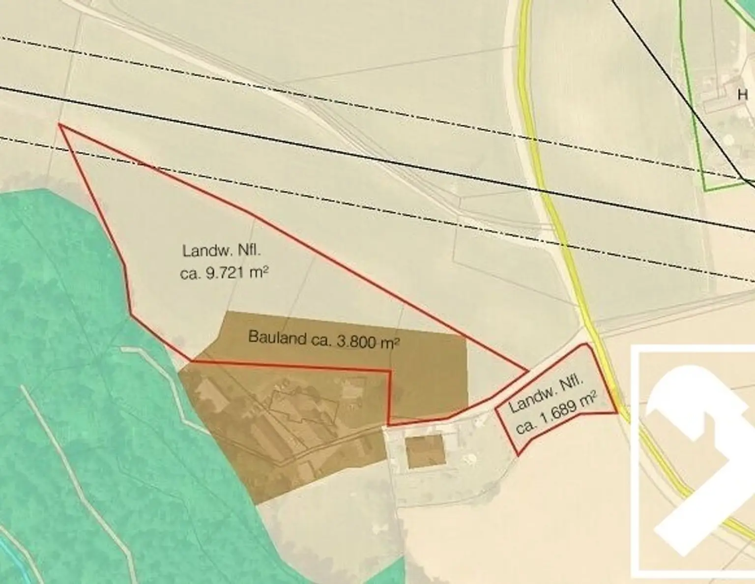 Ruhige Lage! Baugrund mit landwirtschaftlicher Nutzfläche im Bezirk Völkermarkt