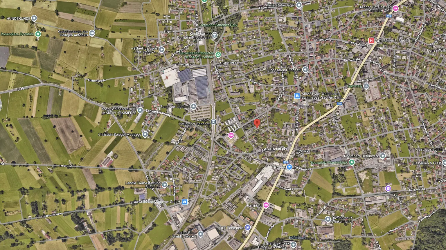 Infrastruktur Quelle Google Maps