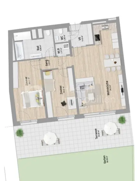 Grundriss – schematische Darstellung
