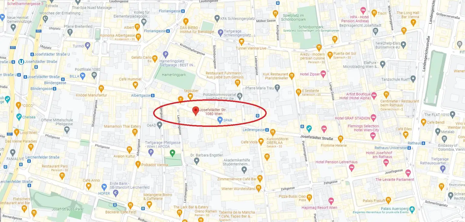 Mitten im Achten! Ideale Single Wohnung mit Top Infrastruktur