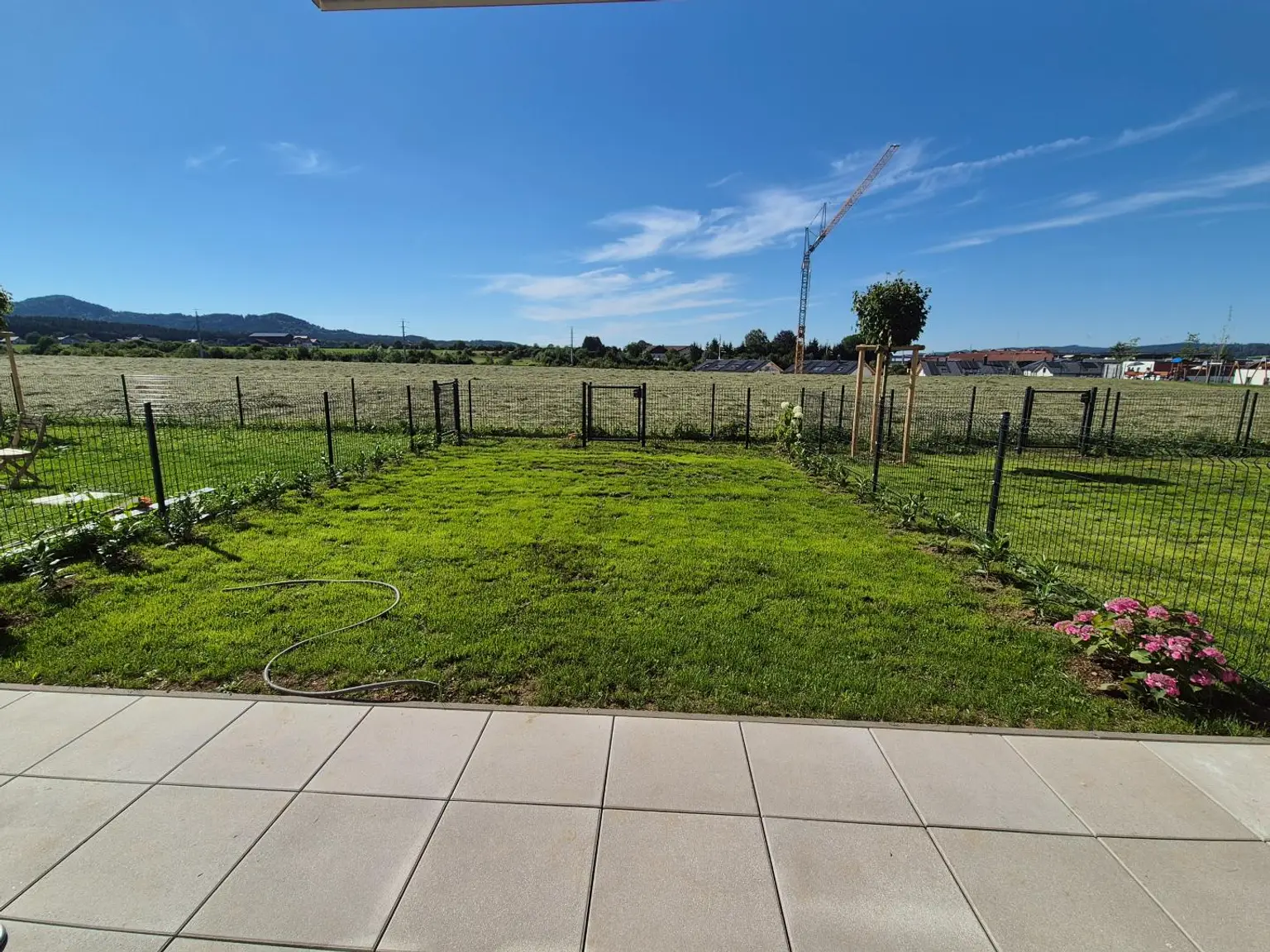 Garten + Aussicht