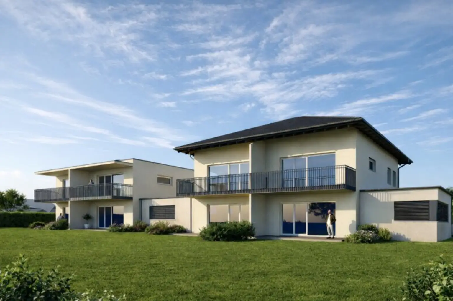 NEUBAU Kleinwohnanlage mit 2 Häuser und 8 Wohnungen in Waidmannsdorf - Schubertstraße