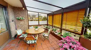 Großer Balkon