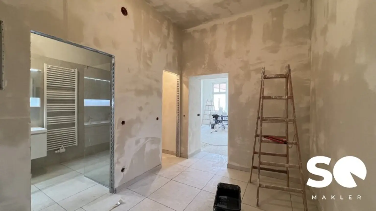 # SQ - ERSTBEZUG - 3 ZIMMER WOHNUNG NÄHE TABORSTRASSE - BLUMAUERGASSE - 3 STOCK OHNE LIFT (DERZEIT IN SANIERUNG)