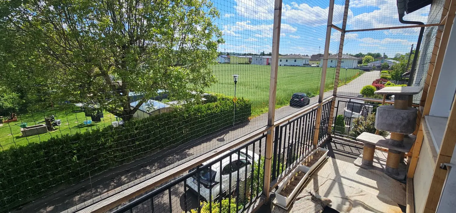 OG Balkon mit Katzenvoliere (Rückbaubar) ca. 4,5m²