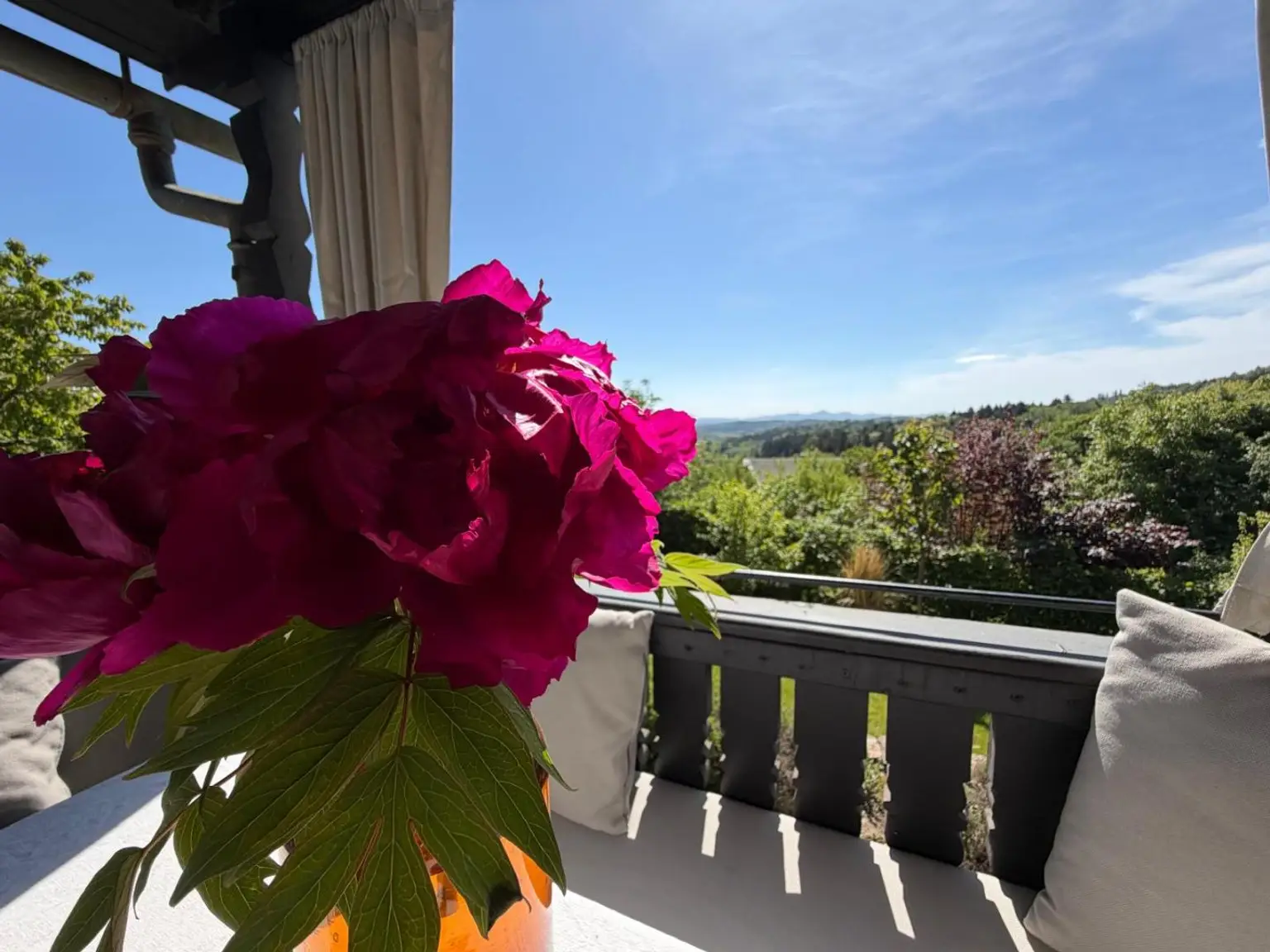 Ausblick Veranda
