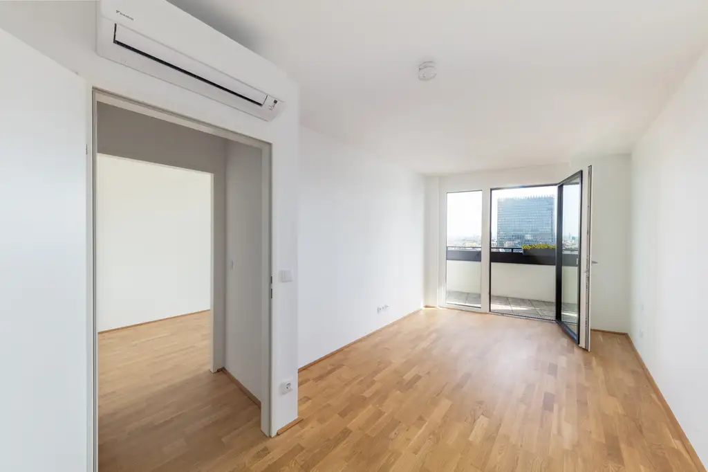 Dachgeschoss-Maisonette mit Garten direkt bei U1 Hauptbahnhof - Neubau Erstbezug + Jahreskarte Öffis