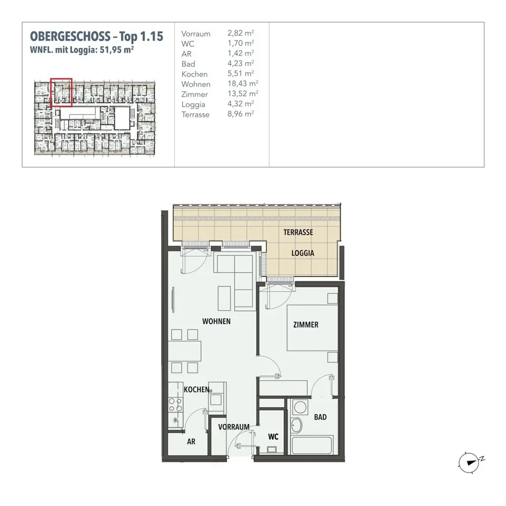EDI N° 7 - die Seele baumeln lassen - Zimmer - Wohnung mit großer Freifläche