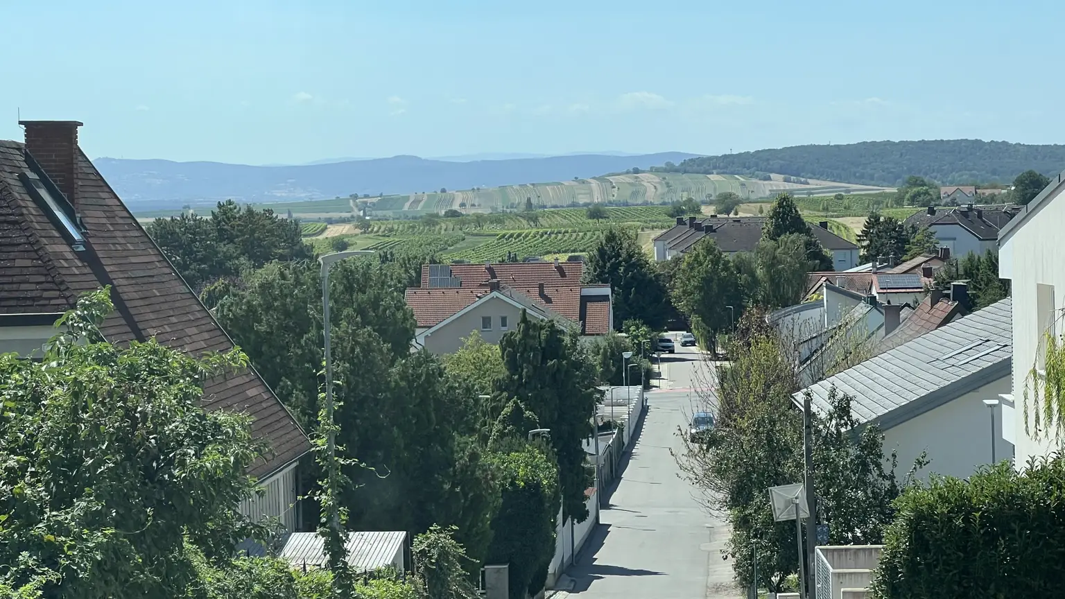Aussicht bei Zufahrt Leopold Kunschak Str