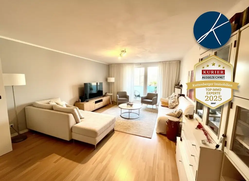 Nahe Casino Baden! vermietete (bis 31.10.26) Dachgeschoßwohnung in Top-Lage: 1 Zimmer, Loggia & Grünblick zum Kurpark Baden, Niederösterreich für nur 149.999,00 €!