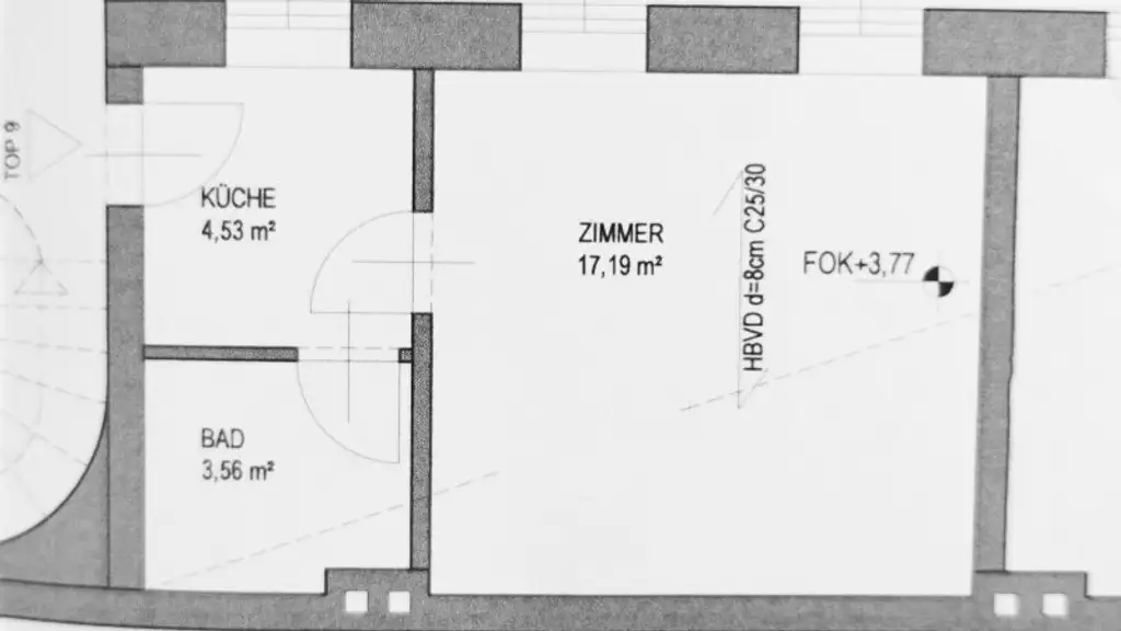 Charmantes 1-Zimmer-Apartment im Innenhof