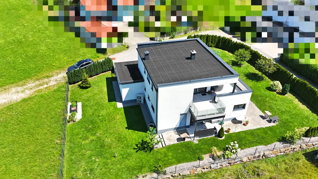 Modernes Einfamilienhaus nahe Ibmer See – Wohnen im Innviertler Naturidyll