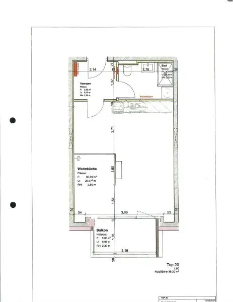 Plan - Modernes und geräumiges Appartement mit großer Loggia und Bergblick