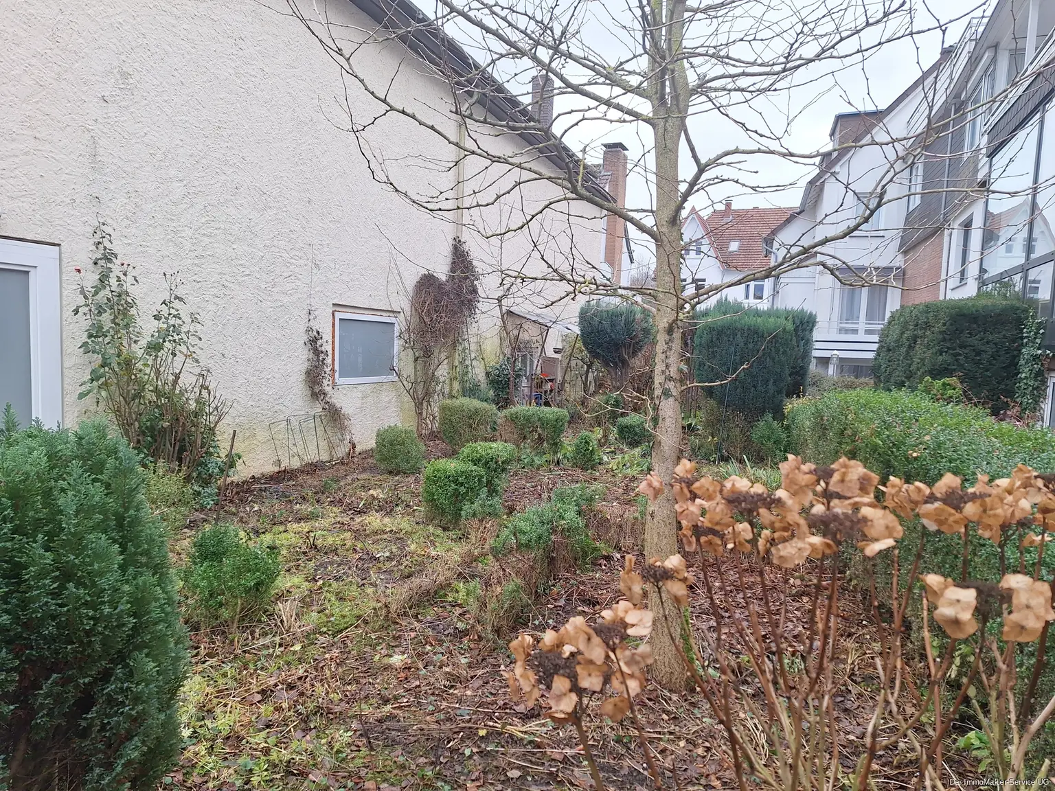 Südseite des Bestandsgebäudes