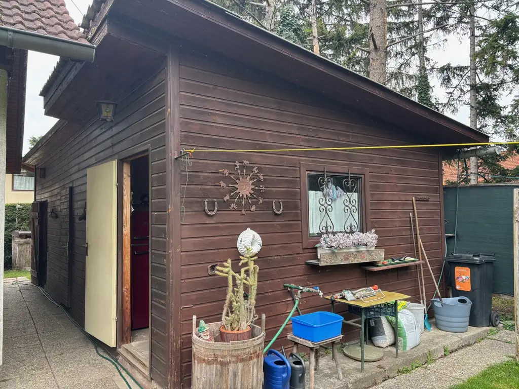 ''EFH auf Pachtgrund - nahe Alte Donau - ganzjährig bewohnbar''