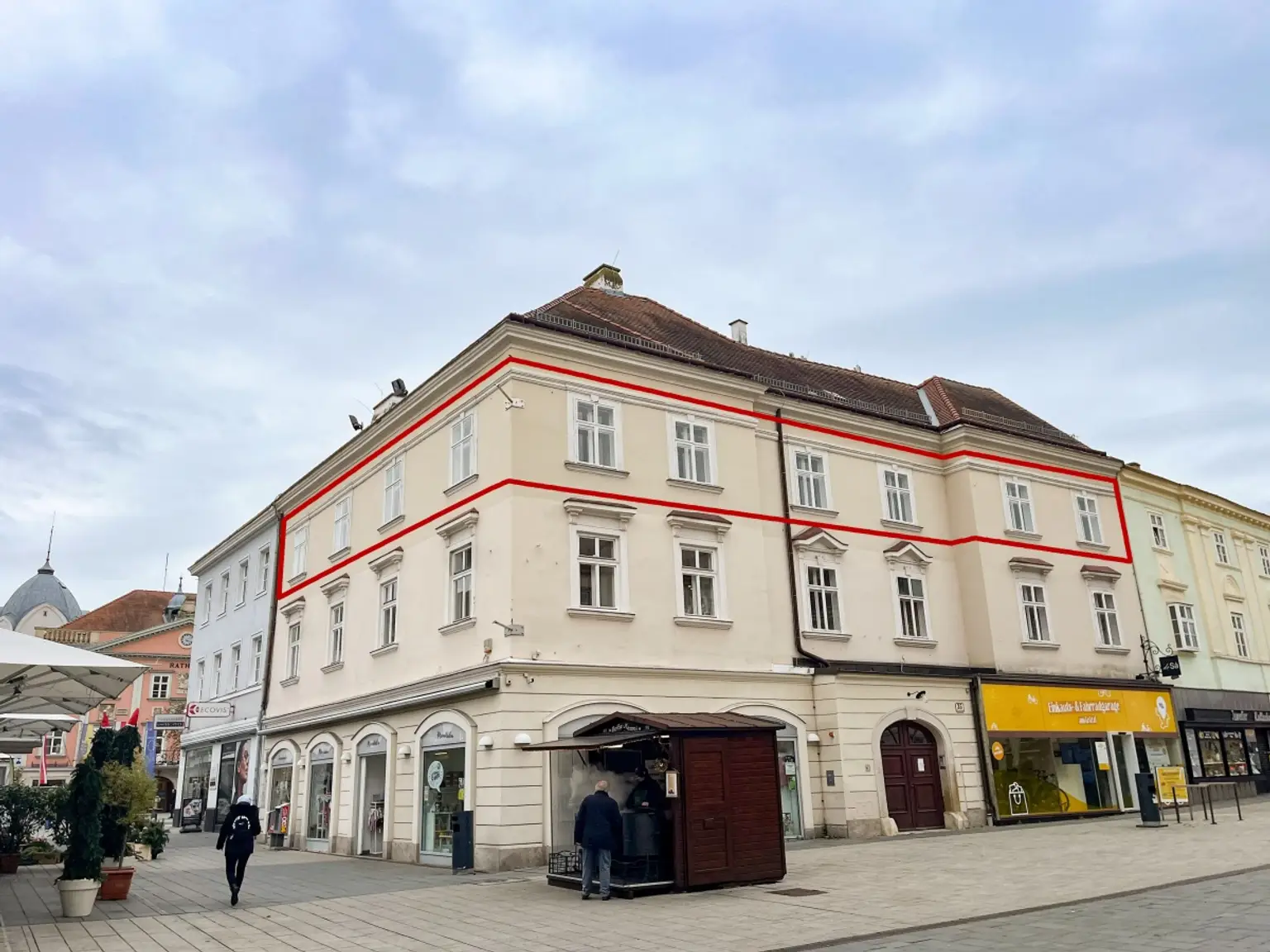 [05783] Büroräumlichkeiten am Hauptplatz von Wiener Neustadt, 2. OG