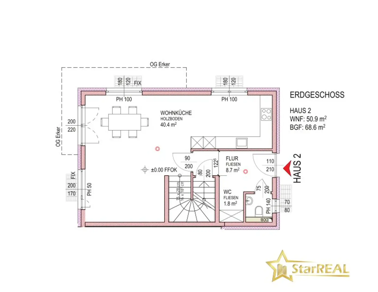 Plan Erdgeschoss