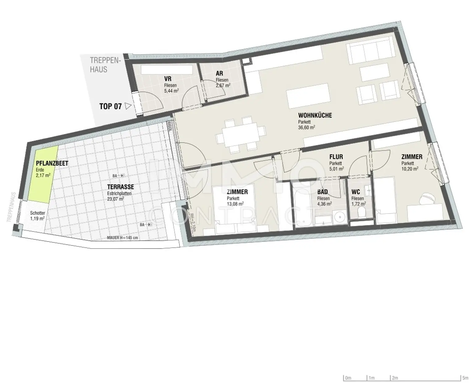 Erstbezug - Terrasse - Ruhe + inklusive Garagenstellplatz
