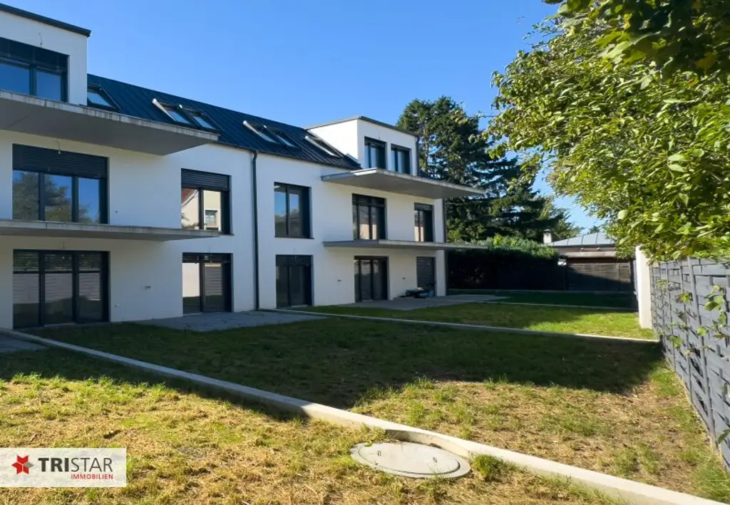 Premium-Gärten in Floridsdorf · 12 Einheiten · 7 Tiefgaragen · bis 194 m² Privatgarten · ab € 259.000 · 5.000 €/m²