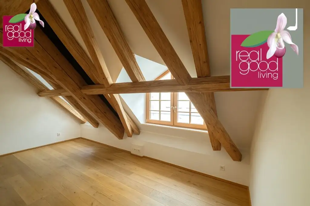 4-Zimmer-Dachgeschoßwohnung mit Galerie & Terrasse in unmittelbarer Nähe zum Karmelitermarkt