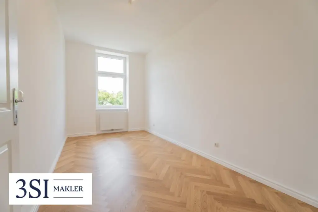 Elegante 3-Zimmer-Wohnung mit Parkblick – Erstbezug im revitalisierten Altbau