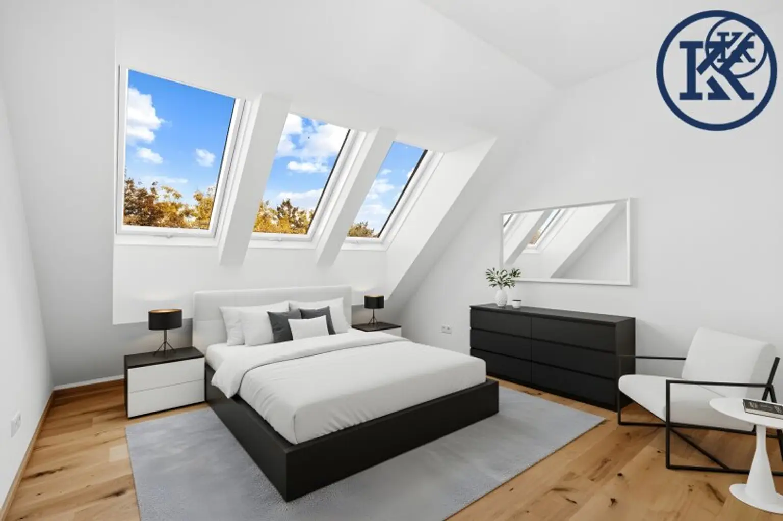 Schlafzimmer Staged