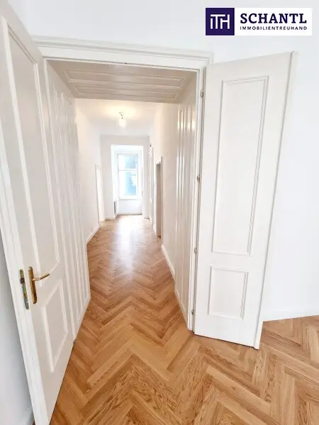 Stuck an der Decke. Gänsehaut im Herzen! 3 Zimmer und separate Küche in Bestlage in 1050 Wien! HIP und TRENDY die Gegend - Magisch schön das Altbauhaus - Ein MUST HAVE die Wohnung! TOP Infrastruktur + Beste öffentliche…