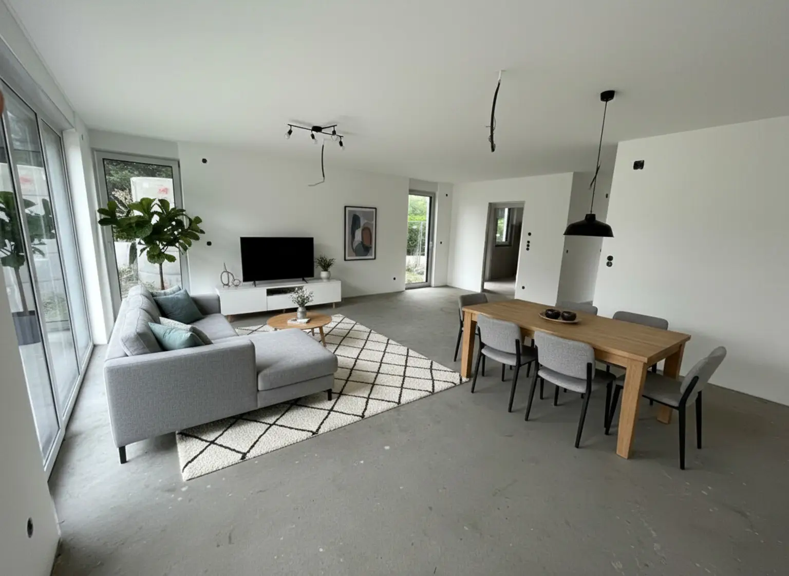 Wohnbereich: KI generiert Einrichtung