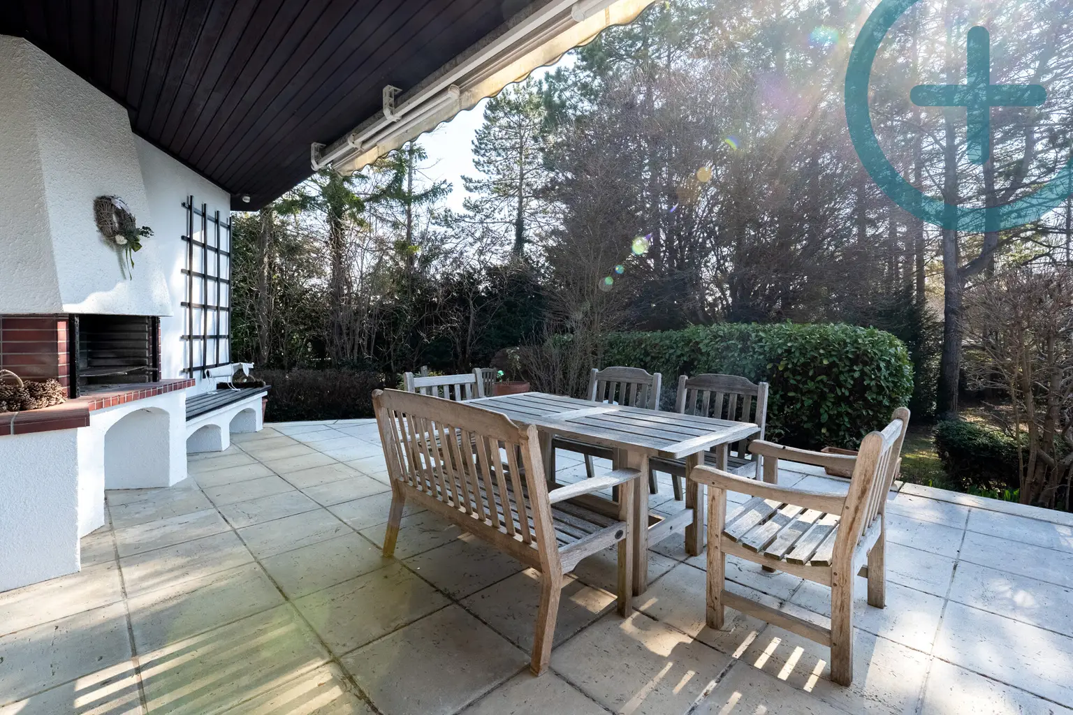 Terrasse Gartenseite