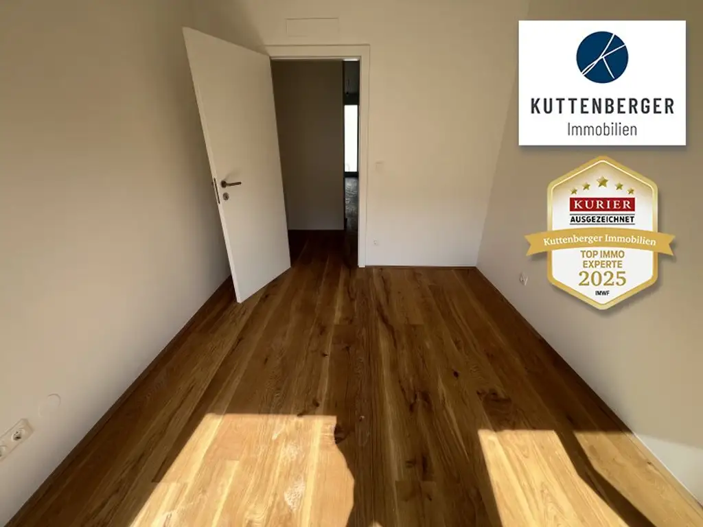 *Superprojekt: "Über den Baumwipfeln" Top 43  Erstklassige 3-Zimmer Wohnung mit Blick auf die Kastanienbäume + Balkon
