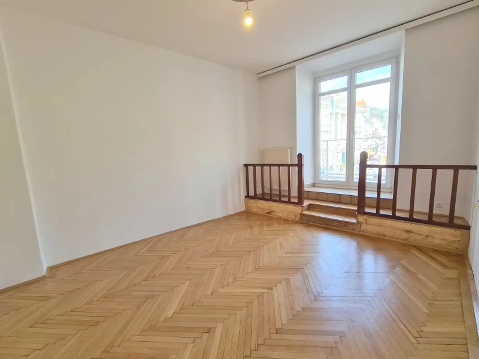 Blick auf die Pestsäule - Wohnung mit Balkon