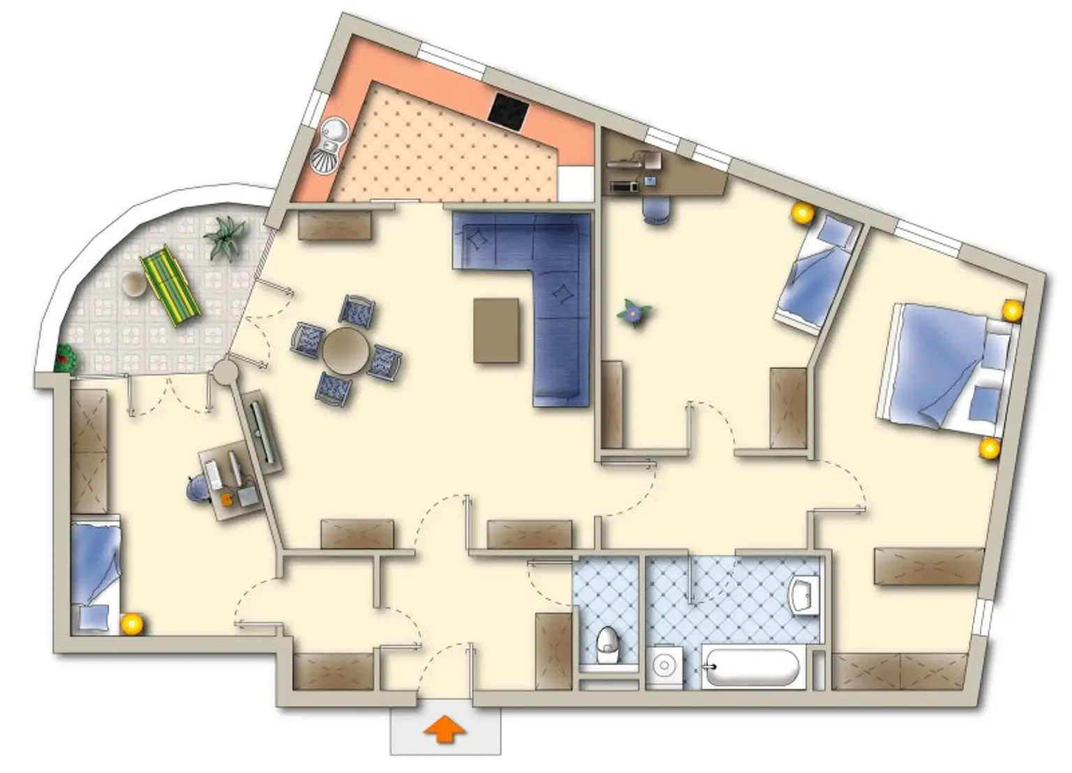 Grundriss Wohnung