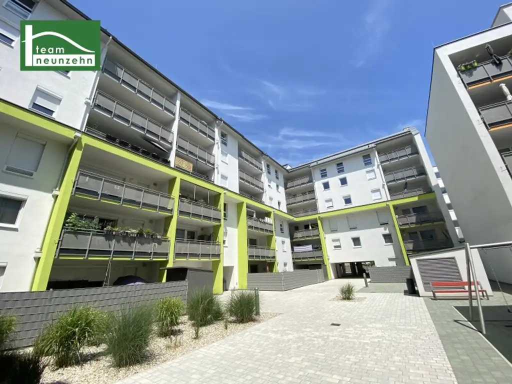 Wohnen im Mautner-Markhof nahe S-Bahn S7 Kaiserebersdorf- Große Terrasse und Abstellraum! Traumbad! GEMEINSCHAFTLICHE DACHTERRASSE!