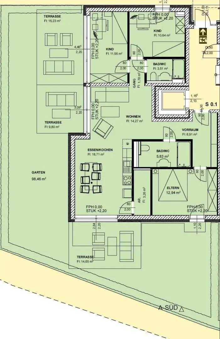Wohnung S 0