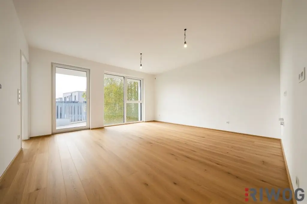 Erstbezug | helle 2-Zimmerwohnung mit südseitigem Balkon | Luftwärmepumpe | optionaler Tiefgaragenplatz | Fertigstellung 1Q26