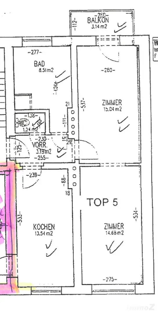 Graz/Lend, Für Anleger oder Eigennutzer!!! 2 Zimmer + Küche mit Balkon ++Videorundgang++