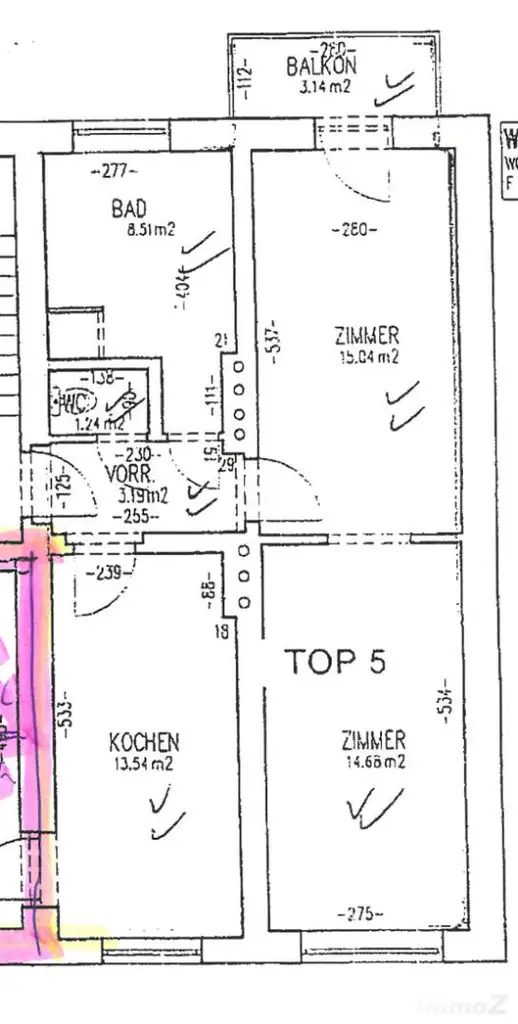 Graz/Lend, Für Anleger oder Eigennutzer!!! 2 Zimmer + Küche mit Balkon ++Videorundgang++