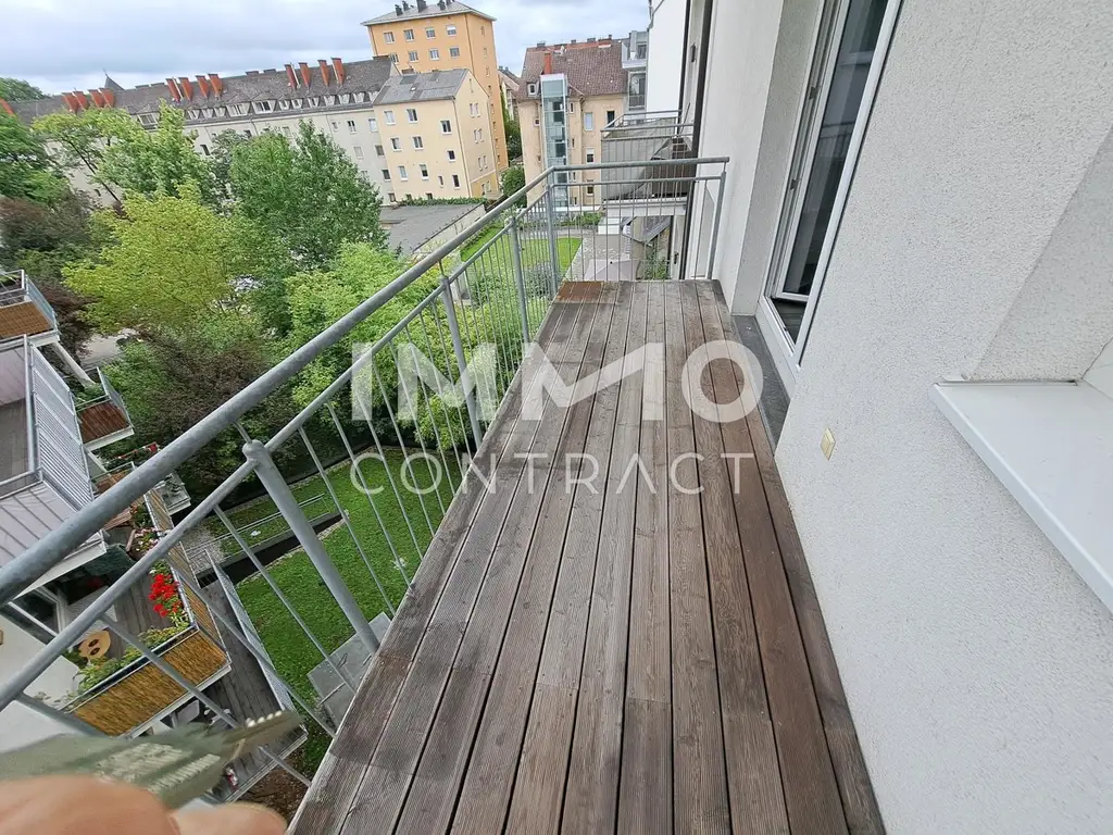 Moderne 2-Zimmer Wohnung mit Balkon in der Raimundstraße 24-26 /  Top C7
