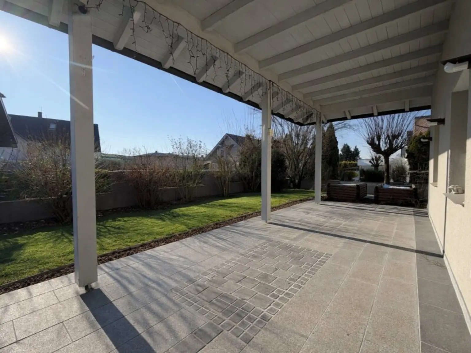 Überdachte Terrasse