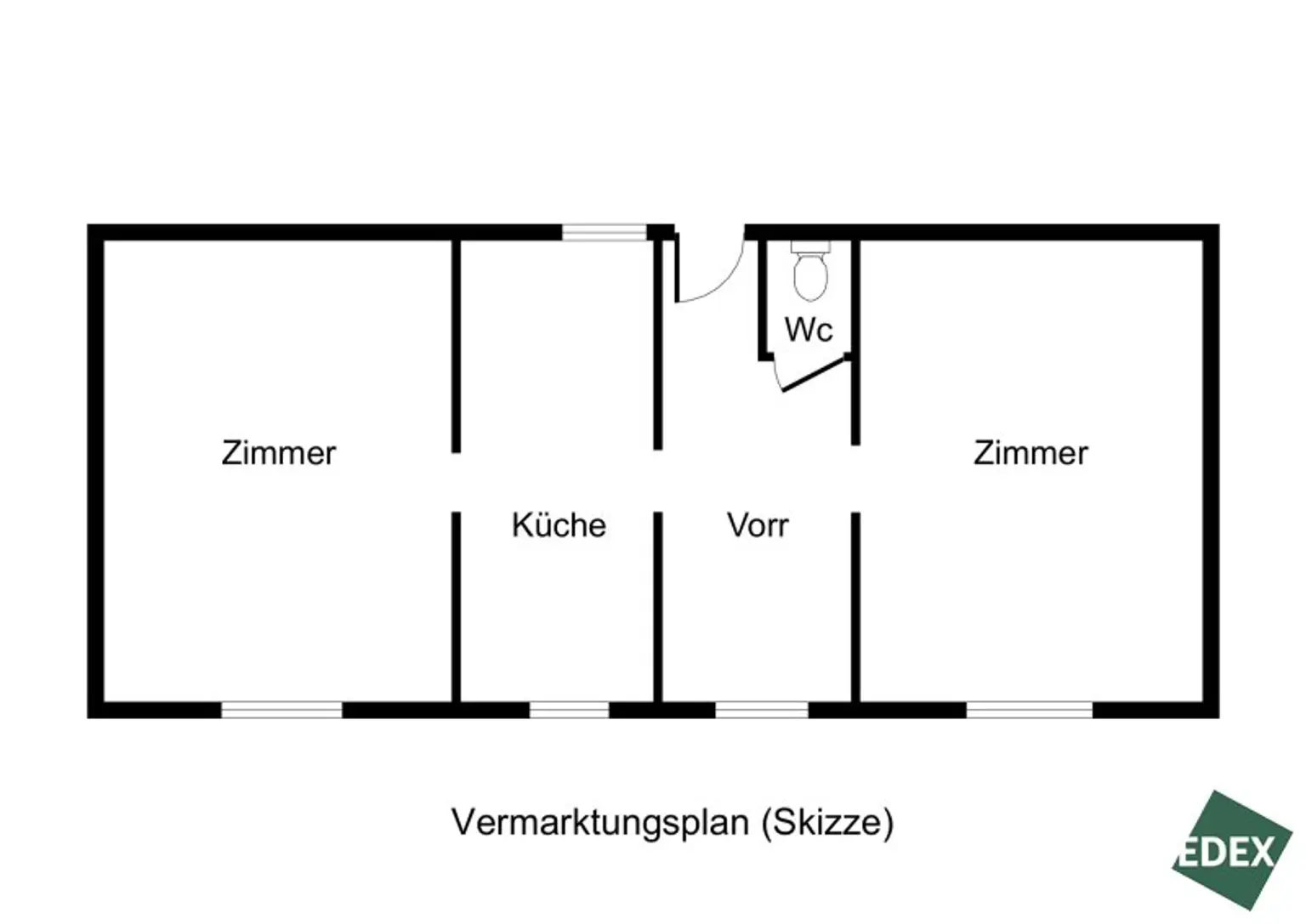 2-Zimmerwohnung in ruhiger Lage von Simmering – perfekt für Eigennutzer mit Vision
