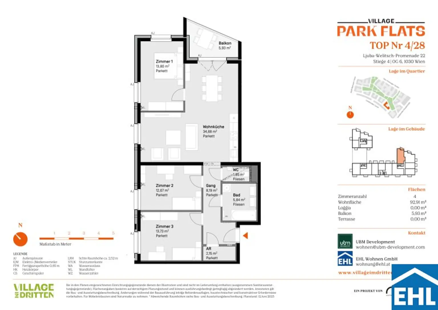 Ruheoase im Stadtviertel: Entdecken Sie die PARK FLATS